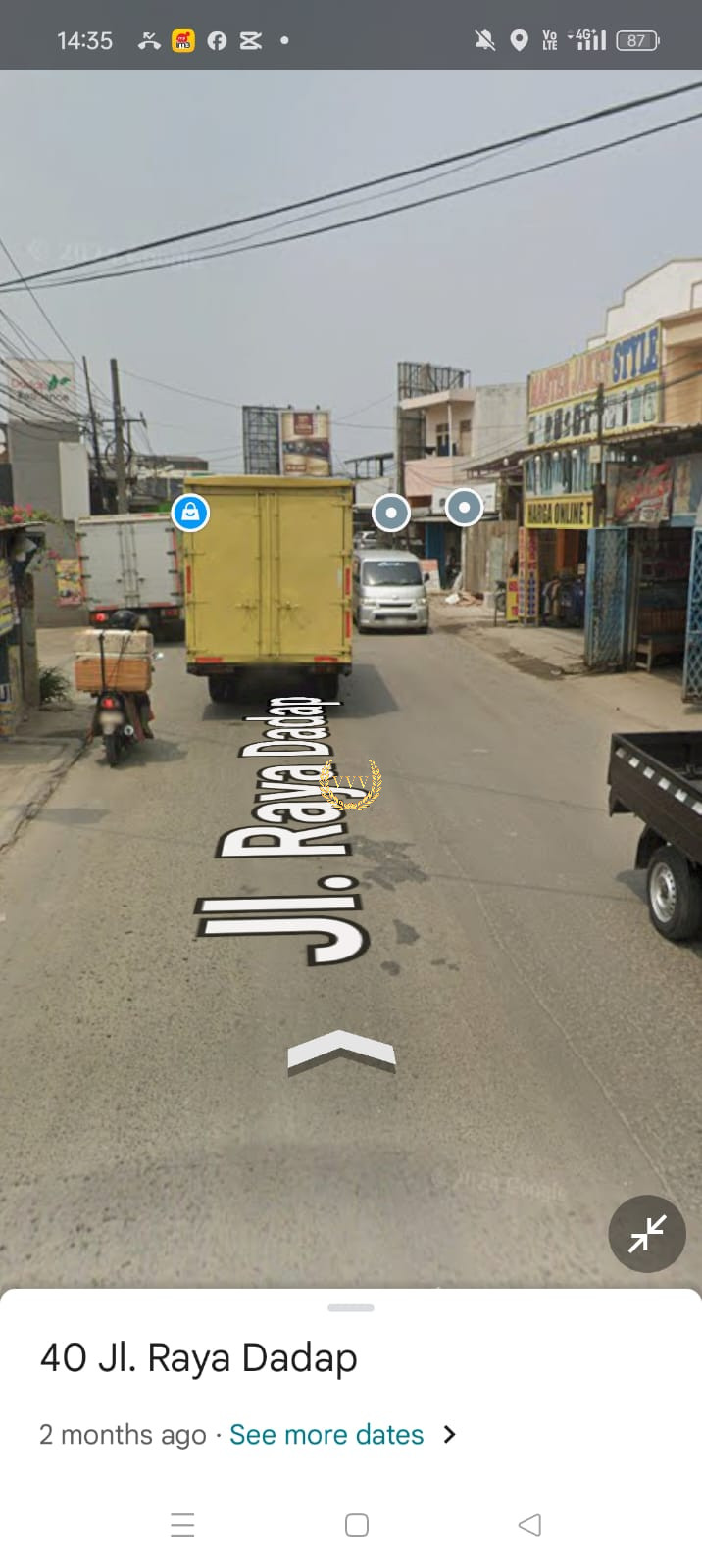Ex pasar Dadap hitung tanah murah - View 1