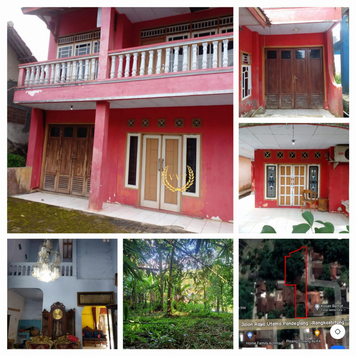 Dijual Tanah Murah 2.056 m² di Pandeglang Bonus Rumah 2 Lantai