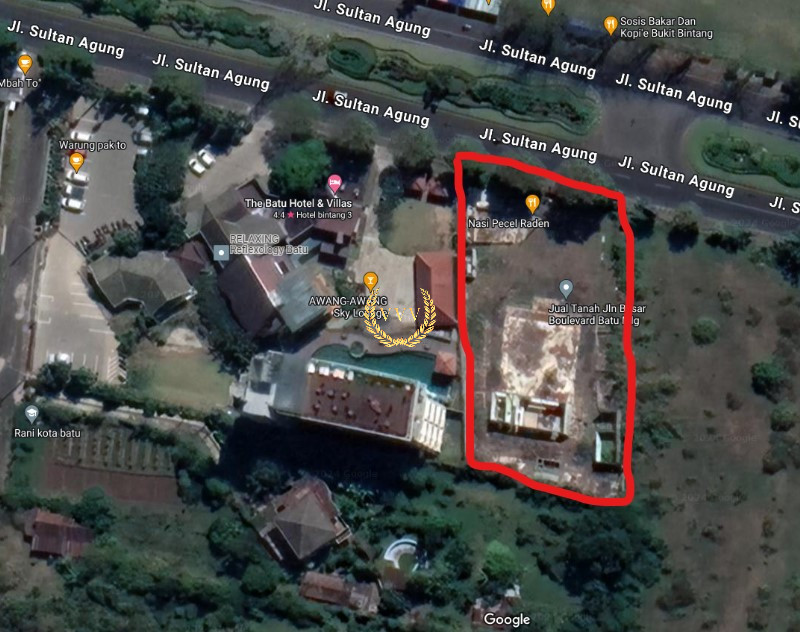 DIJUAL TANAH STRATEGIS JALAN SULTAN AGUNG, KOTA BATU - View 5