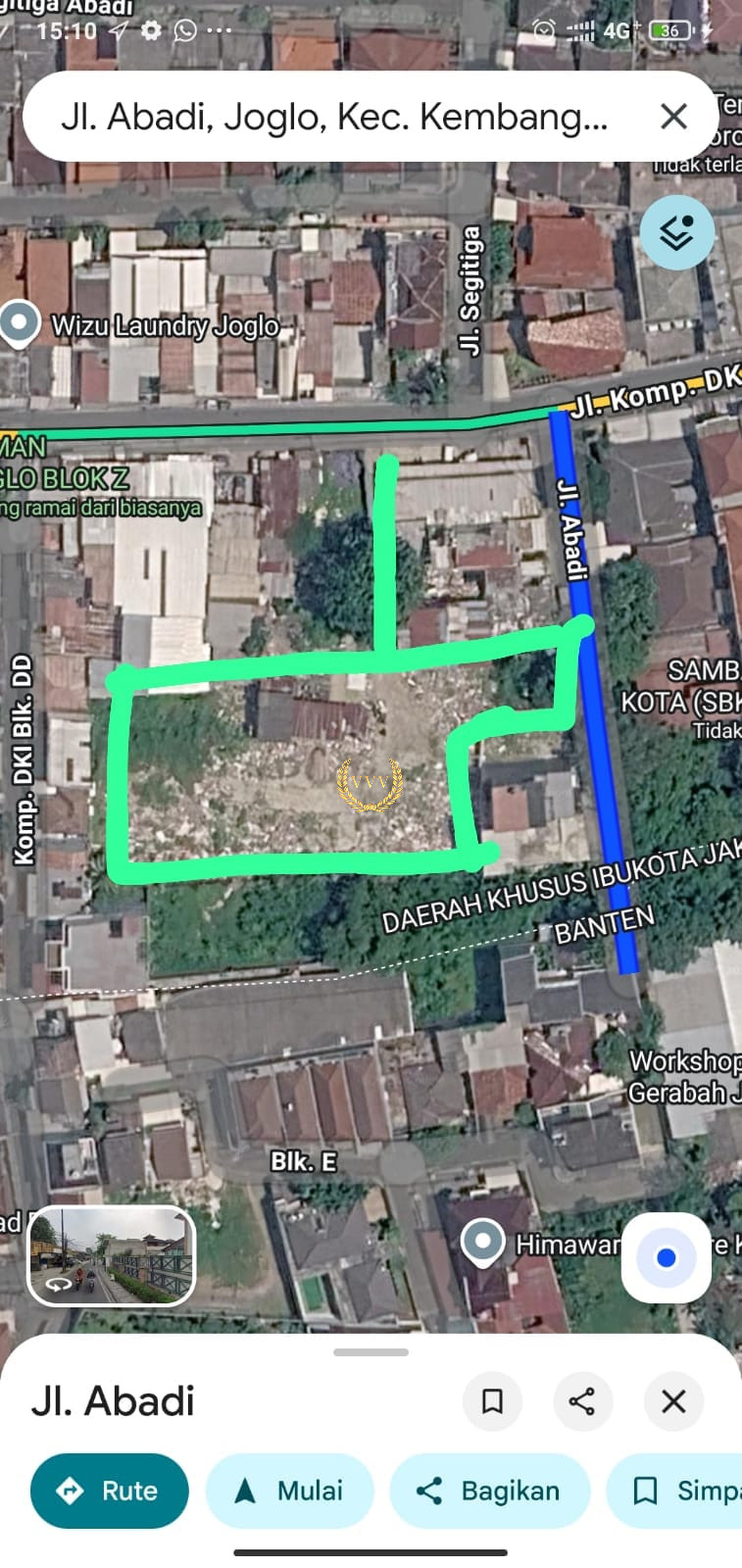 TANAH SIAP BANGUN JL ABADI JAKARTA BARAT - View 4