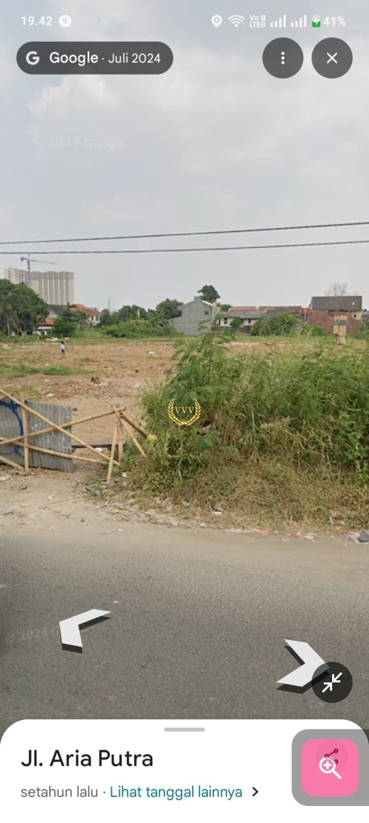 TANAH STRATEGIS JALAN ARIA PUTRA CIPUTAT - View 2